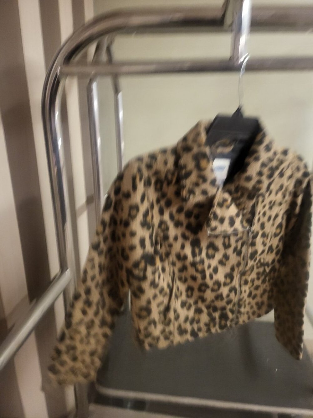 Vintage Old Navy Animal Print Motorcycle Jacket - Picture 4 of 15